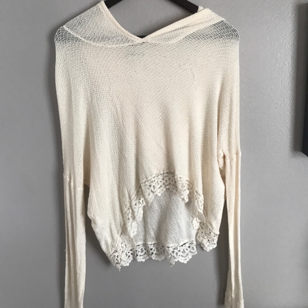 Flowy, sweater hooded- sweatshirt